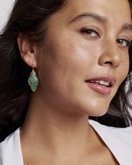 Abbie Gold Drop Earrings