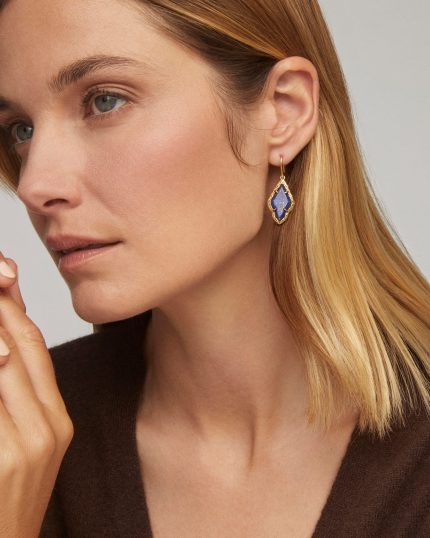 Adeline Vintage Gold Drop Earrings