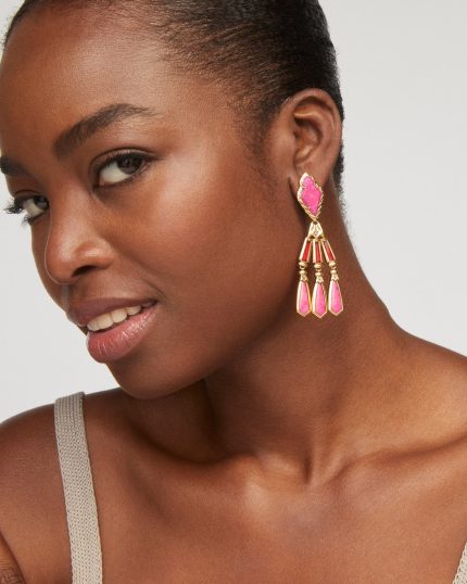Adeline Vintage Gold Statement Earrings