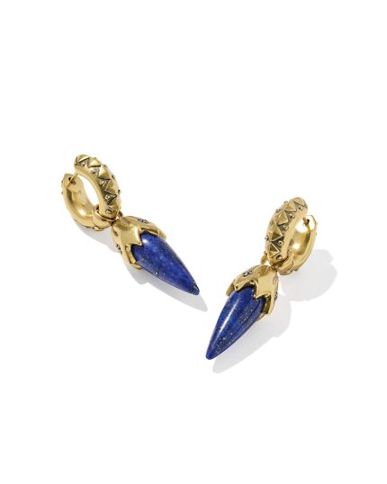 Catherine Vintage Gold Convertible Huggie Earrings
