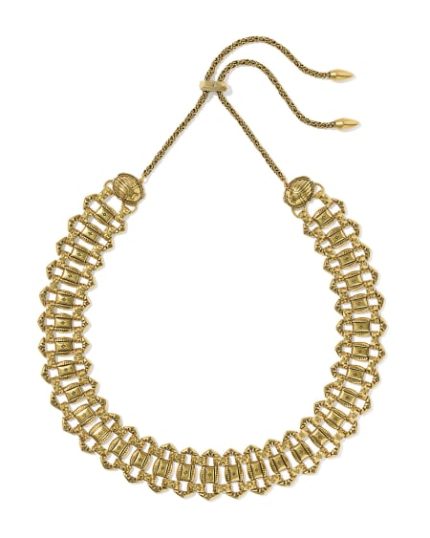 Catherine Vintage Gold Statement Necklace