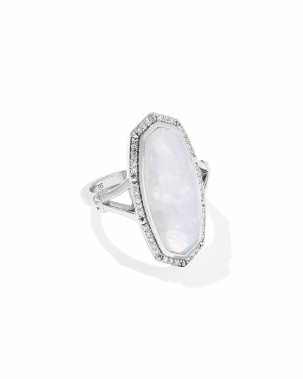 Dani 14k White Gold Cocktail Ring