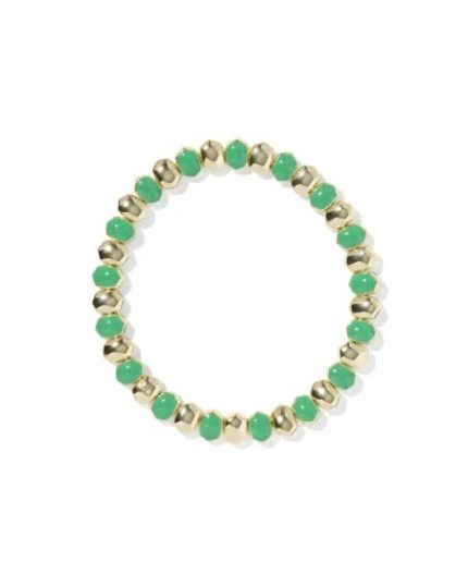 Daphne Enamel Gold Stretch Bracelet