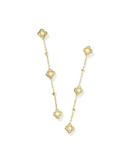 Dira 18k Gold Vermeil Pearl Drop Earrings