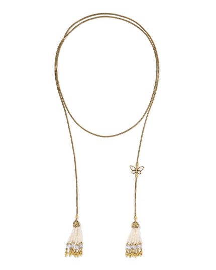 Dolly Parton x Kendra Scott Butterfly Vintage Gold Wrap Necklace