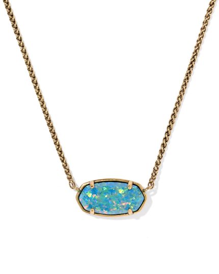 Dolly Parton x Kendra Scott Elisa Vintage Gold Short Pendant Necklace
