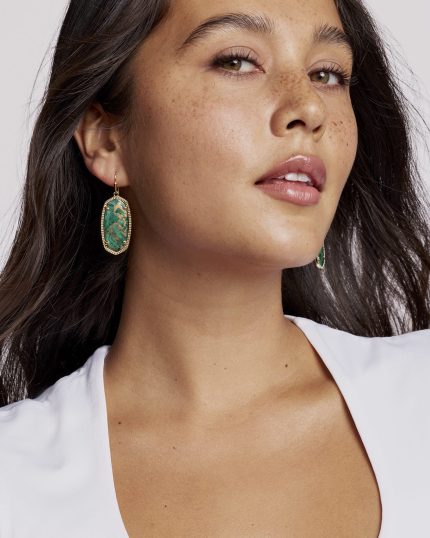 Elle Gold Drop Earrings