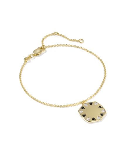 Large Metal Davie 18k Gold Vermeil Delicate Chain Bracelet 