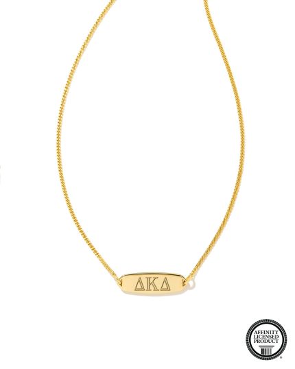 Delta Kappa Delta Pendant Necklace in 18k Gold Vermeil