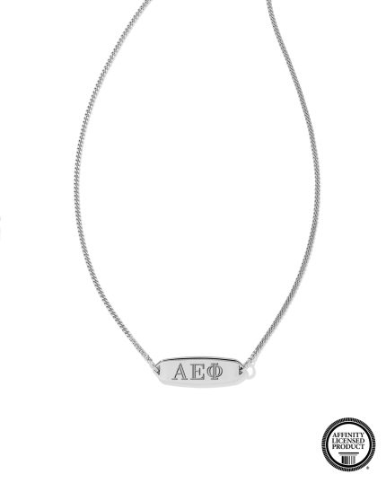 Alpha Epsilon Phi Pendant Necklace in Sterling Silver