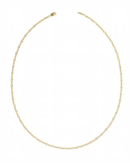 Thin Figaro 18k Gold Vermeil Chain Necklace