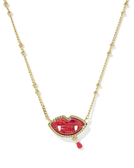 Vampire Gold Short Pendant Necklace