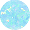 Light Teal Lab Grown Opal
