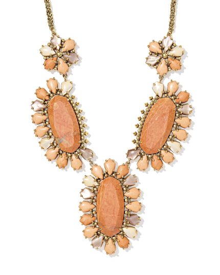 Flynn Vintage Gold Statement Necklace