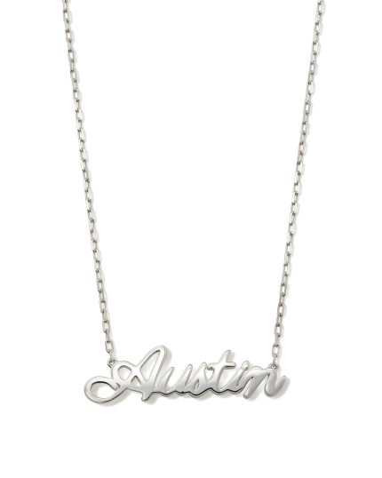 Austin Pendant Necklace in Sterling Silver