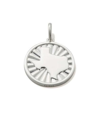 Texas Coin Charm in Sterling Silver
