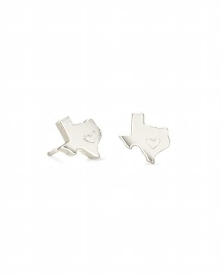 Texas Stud Earrings in Sterling Silver