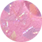 Pink Iridescent Glitter Glass
