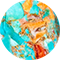 Bronze Veined Turquoise Magnesite Red Oyster